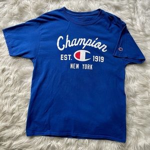 Royal Blue Authentic Champion T-Shirt, a Classic!